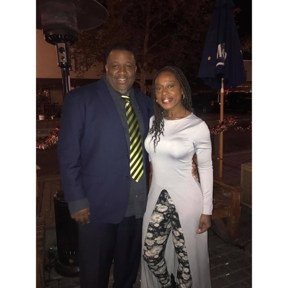 Women’s Grey Long Slit Top - Picture 2 of 4